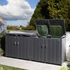 Wimbledon Quadruple Bin Store - Heritage Gardens UK Online Garden Centre