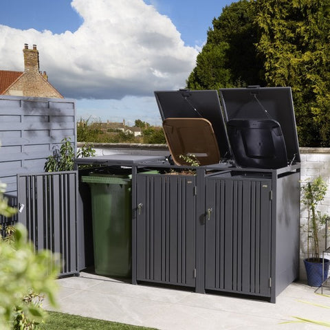 Wimbledon Triple Bin Store - Heritage Gardens UK Online Garden Centre