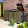 Wimbledon Triple Bin Store - Heritage Gardens UK Online Garden Centre