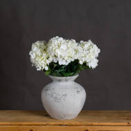 Xanthi Antique White Vase - Heritage Gardens UK Online Garden Centre