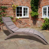 Garden Lover Curved Lounger - Natural Weave