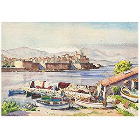 A View to Antibes - Jan Daum - Riviera Gallery Fine Art Prints