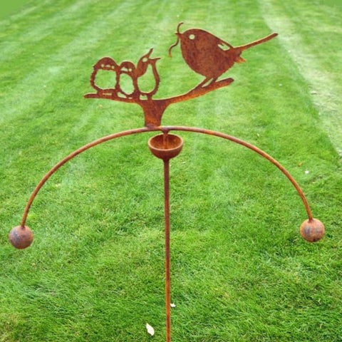 Birds Feeding Wind Rocker - Heritage Gardens UK Online Garden Centre