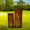 Bullrush Decorative Garden Screen - 2 Sizes - Heritage Gardens UK Online Garden Centre