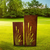 Bullrush Decorative Garden Screen - 2 Sizes - Garden Screens