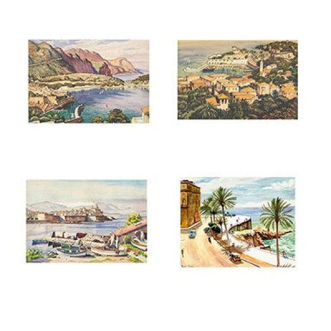 Cote dAzur Four Print Collection - Jan Daum R.A. - Riviera Gallery Fine Art Prints