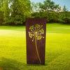 Dandelion Decorative Garden Screen - 2 sizes - Heritage Gardens UK Online Garden Centre