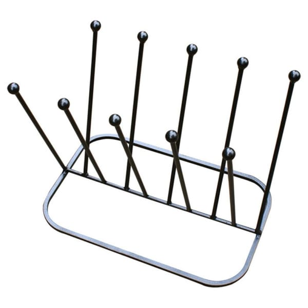 Five Pair Diagonal Boot Rack Round