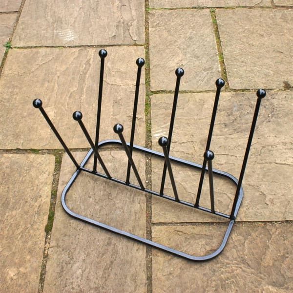 Five Pair Diagonal Boot Rack Round