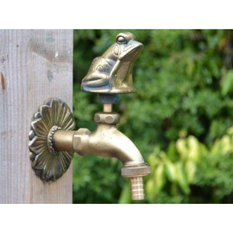 Frog Ornamental Brass Garden Tap - Heritage Gardens UK Online Garden Centre