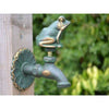 Frog Ornamental Verdigris Garden Tap - Garden Taps