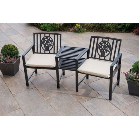 Greenhurst Coalbrookdale Duo Bench & Table - Coalbrookdale Duo Bench & Table - Companion Seats