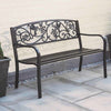 Greenhurst Hummingbird Bronze Garden Bench - Greenhurst Hummingbird Bronze Garden Bench - Garden Benches