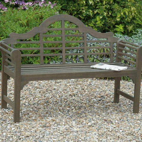 Greenhurst Lutyens Bench - Woodland Grey - Greenhurst Lutyens Bench - Woodland Grey - Garden Benches