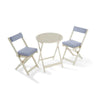 Greenhurst Raffles Bistro Set - Forest White - Greenhurst Raffles Bistro Set - Forest White - Bistro Sets