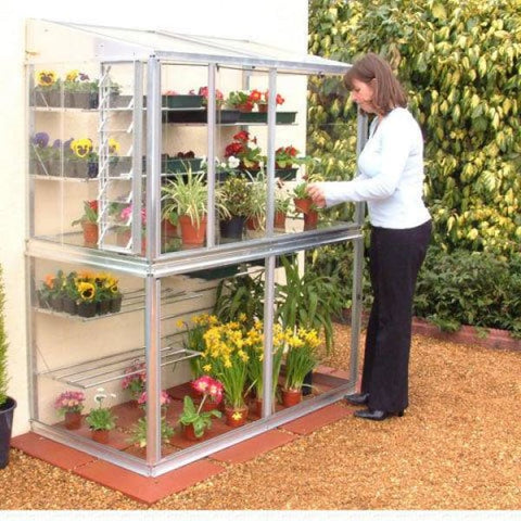 Hampton - D 5' 0'' Mini Greenhouse - Heritage Gardens UK Online Garden Centre