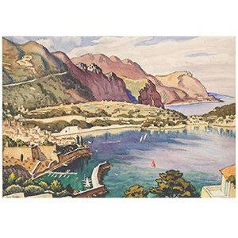 Harbour View on the Cote dAzur - Jan Daum R.A. - Riviera Gallery Fine Art Prints