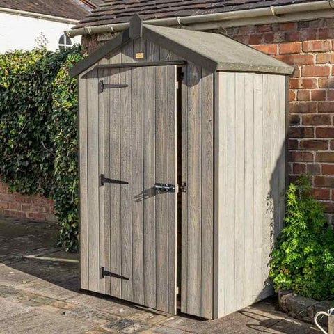 Heritage 4x3 Shed with Dark Grey Trim - Heritage Garden 4x3 Shed with Dark Grey Trim - Wooden Garden Sheds