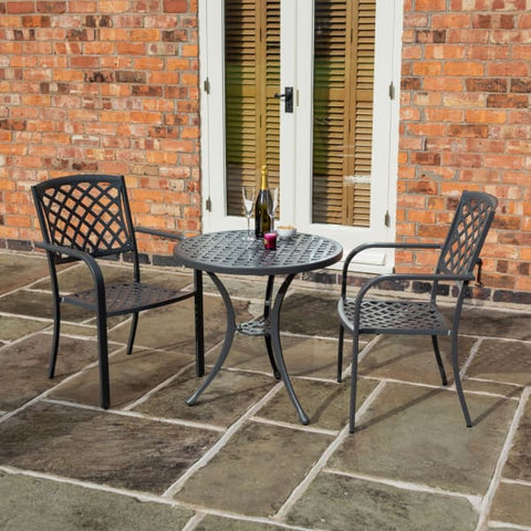 Heritage Lattice Bistro Set - Heritage Lattice Bistro Set - Bistro Sets