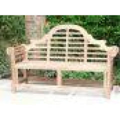 Heritage Solid Teak 3 Seater Lutyens Bench
