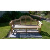 Heritage Solid Teak 4 Seater Lutyens Bench - Heritage Gardens UK Online Garden Centre