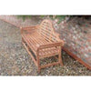 Heritage Solid Teak 4 Seater Lutyens Bench - Heritage Gardens UK Online Garden Centre