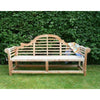 Heritage Solid Teak 4 Seater Lutyens Bench - Garden Benches