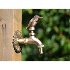 Kingfisher Ornamental Brass Garden Tap