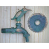 Kingfisher Ornamental Verdigris Garden Tap - Heritage Gardens UK Online Garden Centre