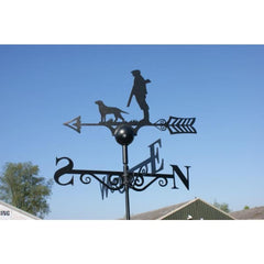 Man and Dog Weathervane