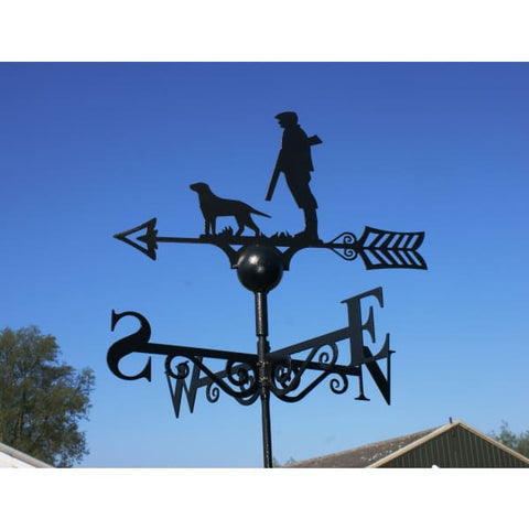 Man and Dog Weathervane - Heritage Gardens UK Online Garden Centre