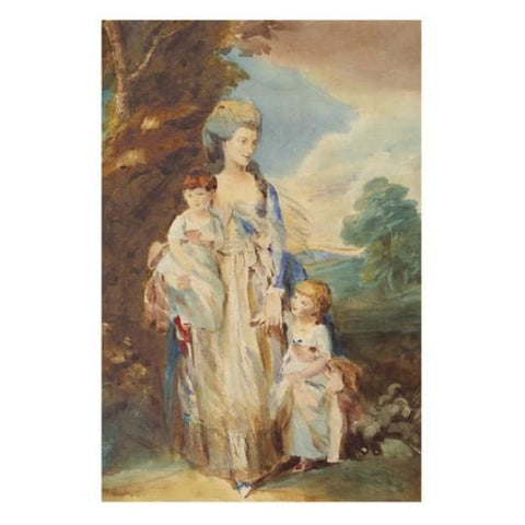 Mrs Moody & Her Children - George Dunlop Leslie R.A. - Riviera Gallery Fine Art Prints