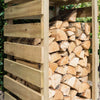 Narrow Log Store - Heritage Gardens UK Online Garden Centre