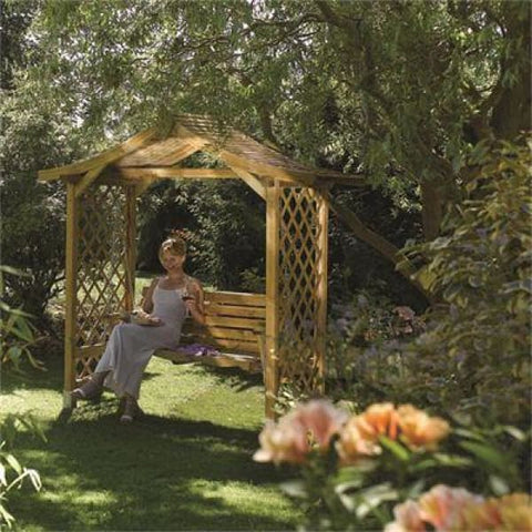 Rowlinson Dartmouth Swing Seat - Heritage Gardens UK Online Garden Centre
