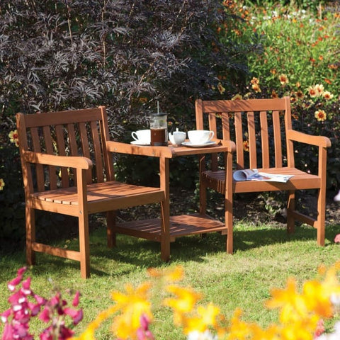 Rowlinson Hampton Companion Set - Garden Seats