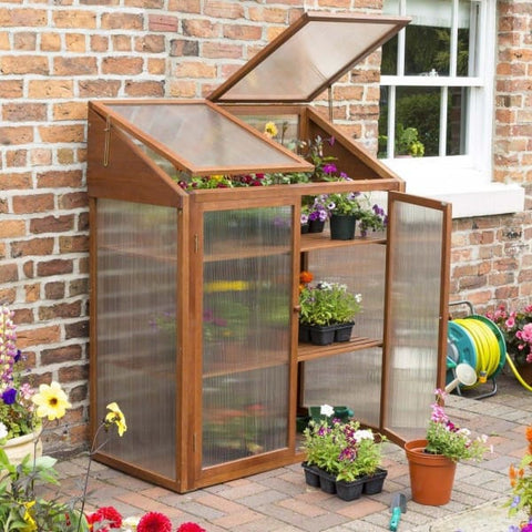 Rowlinson Hardwood Mini Greenhouse - Greenhouses