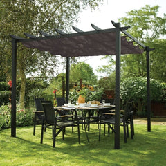 Latina Canopy Pergola 3m x 3m Grey