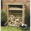 Rowlinson Log Store 2 sizes - Wooden Garden Sheds