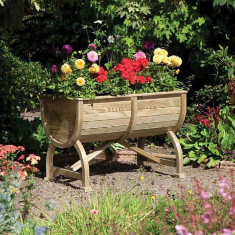 Rowlinson Marberry Barrel Planter - Rowlinson Marberry Barrel Planter - Garden Planters