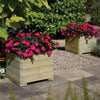 Rowlinson Marberry Square Planter - Heritage Gardens UK Online Garden Centre