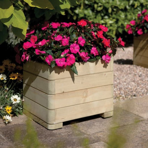 Rowlinson Marberry Square Planter - Heritage Gardens UK Online Garden Centre