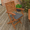 Rowlinson Plumley 6 Seat Dining Set - Grey - Heritage Gardens UK Online Garden Centre
