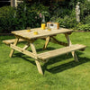 Rowlinson Premium Heavy Duty Picnic Bench - 4ft - Heritage Gardens UK Online Garden Centre