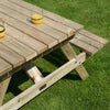 Rowlinson Premium Heavy Duty Picnic Bench - 4ft - Heritage Gardens UK Online Garden Centre