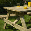 Rowlinson Premium Heavy Duty Picnic Bench - 4ft - Heritage Gardens UK Online Garden Centre