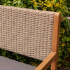 Rowlinson Rattan Bench - Natural - Rowlinson Rattan Garden Bench - Natural - Garden Benches