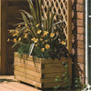 Rowlinson Rectangular Planter and Lattice - Heritage Gardens UK Online Garden Centre
