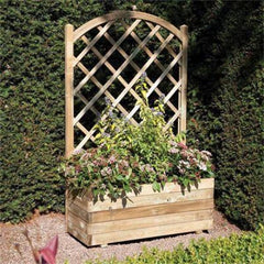 Rowlinson Rectangular Planter and Lattice