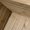 Rowlinson Rectangular Wooden Patio Planter - Garden Planters