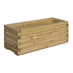 Rowlinson Rectangular Wooden Patio Planter